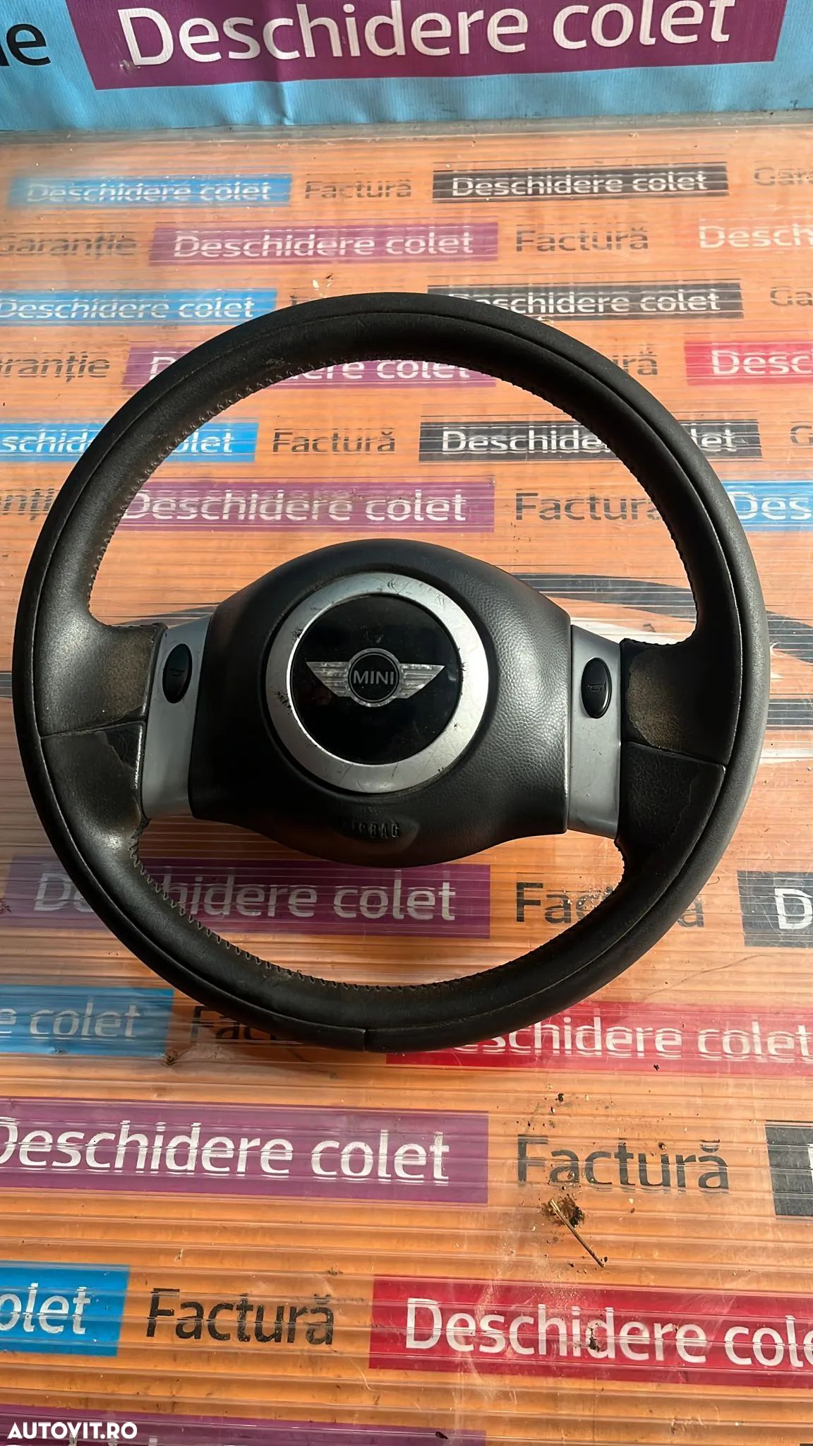 Volan Mini Cooper R50 cu uzura - 1