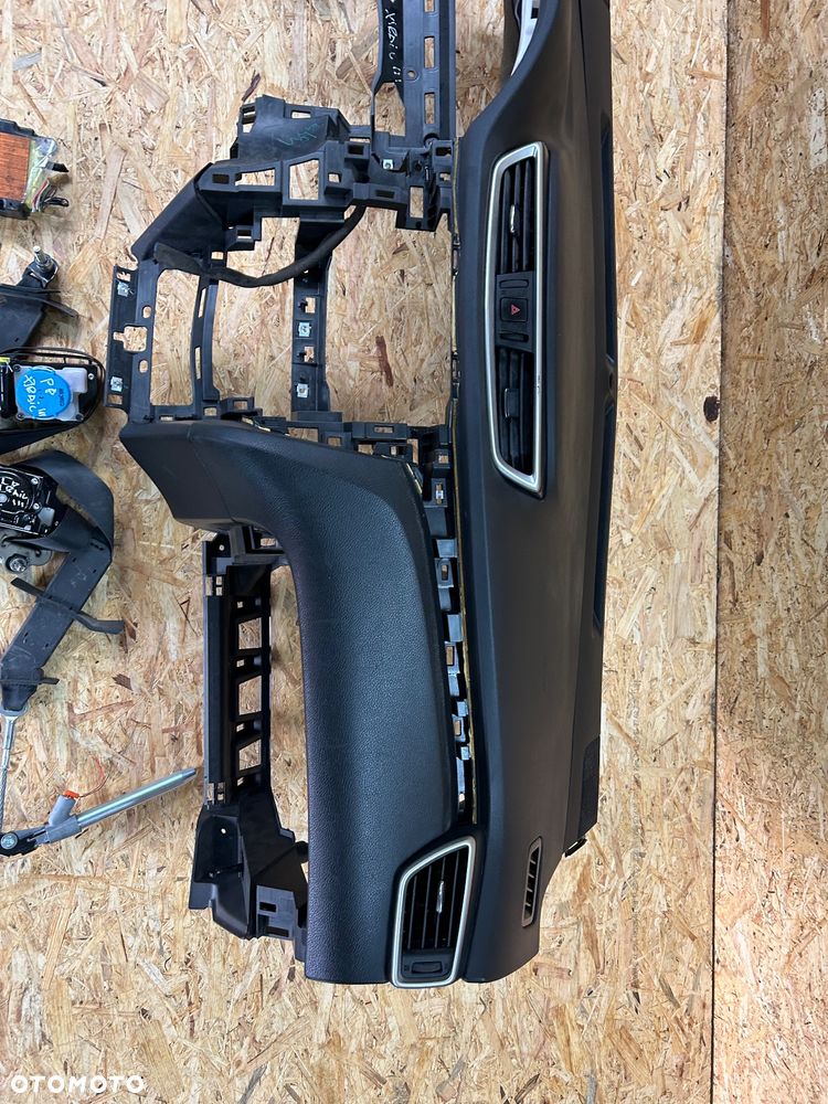 Nissan X-trail III T32 konsola deska rozdzielcza 2014- pasy napinacze oryginał poduszka powietrzna - 4