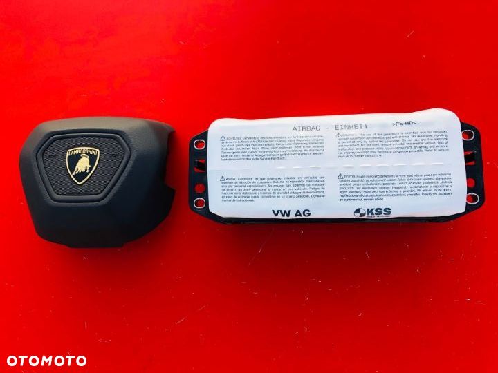 LAMBORGHINI URUS PODUSZKI AIR BAG PODUSZKA KIEROWCY PASAŻERA AIRBAG 4ML880201A 4ML880204D - 1