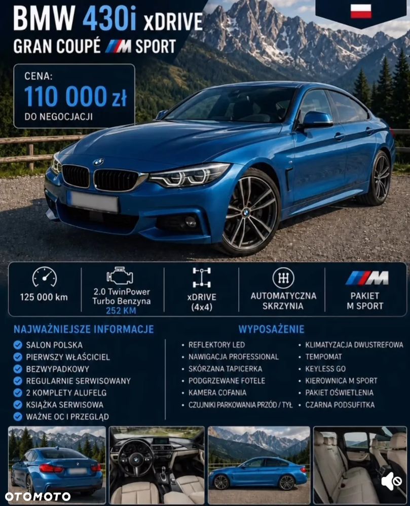 BMW Seria 4 430i xDrive M Sport - 1