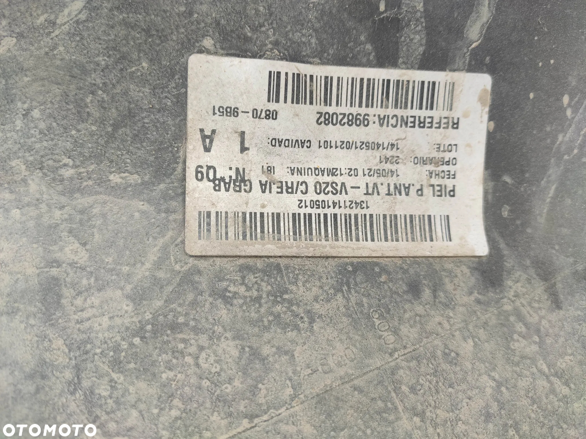 CC Zderzak przód Mercedes Vito A447 14- A4478809800 struktura - 11