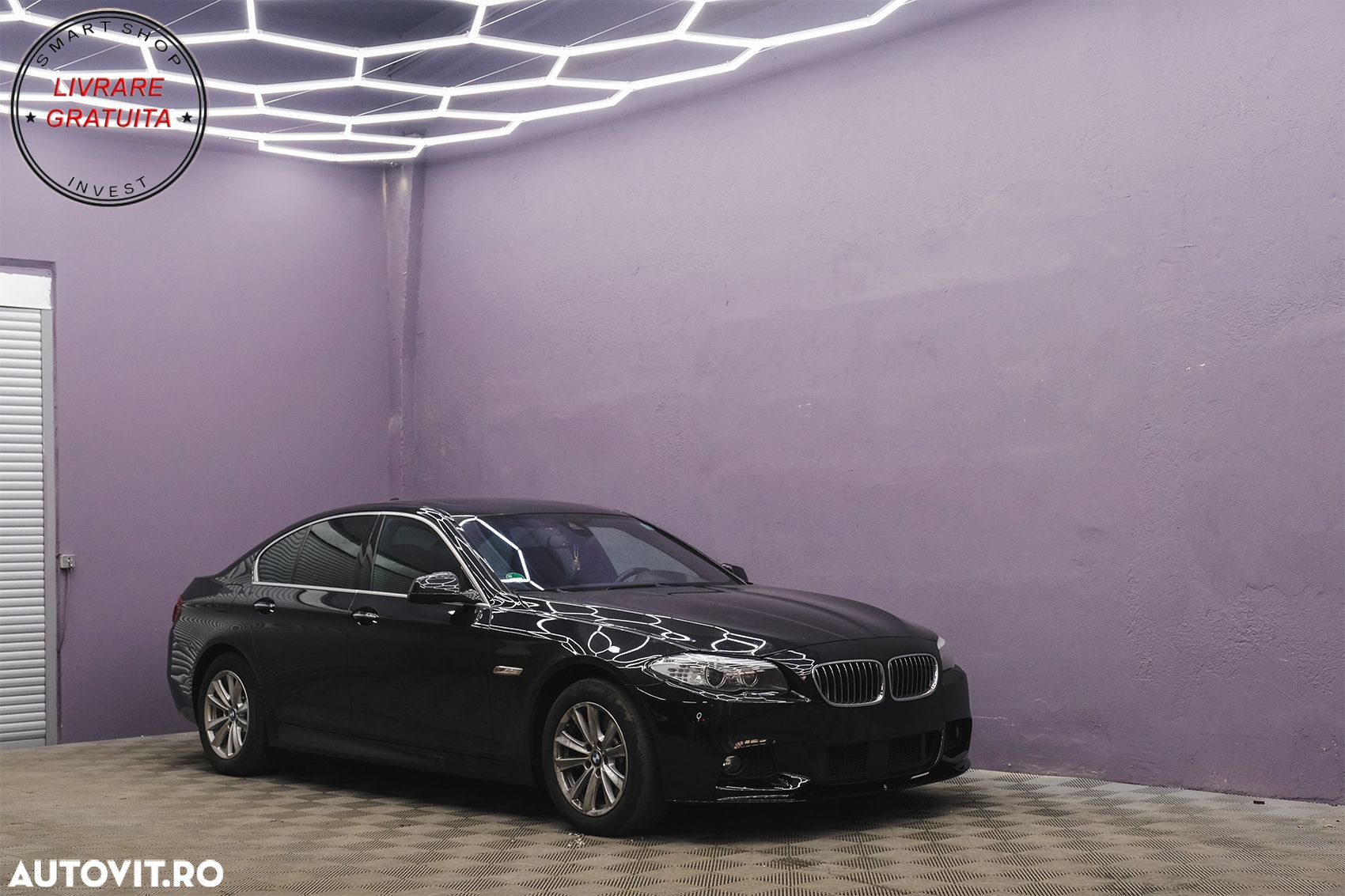 Grila central inferioara compatibila cu BMW Seria 5 F10 F11 M-Tech (2009-2017) cu - livrare gratuita - 8