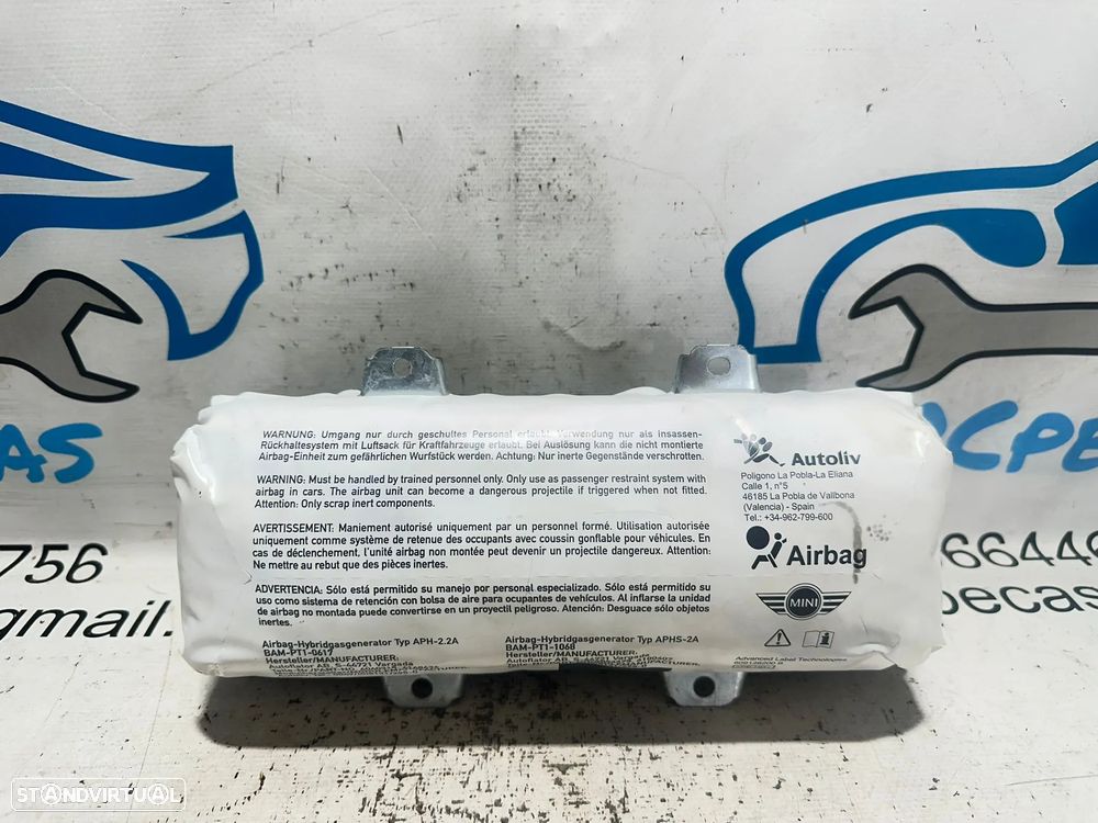 .Airbag Tablier Passageiro Pendura Original SRS BMW Mini R60 Countryman R61 Paceman 9802752 - 7