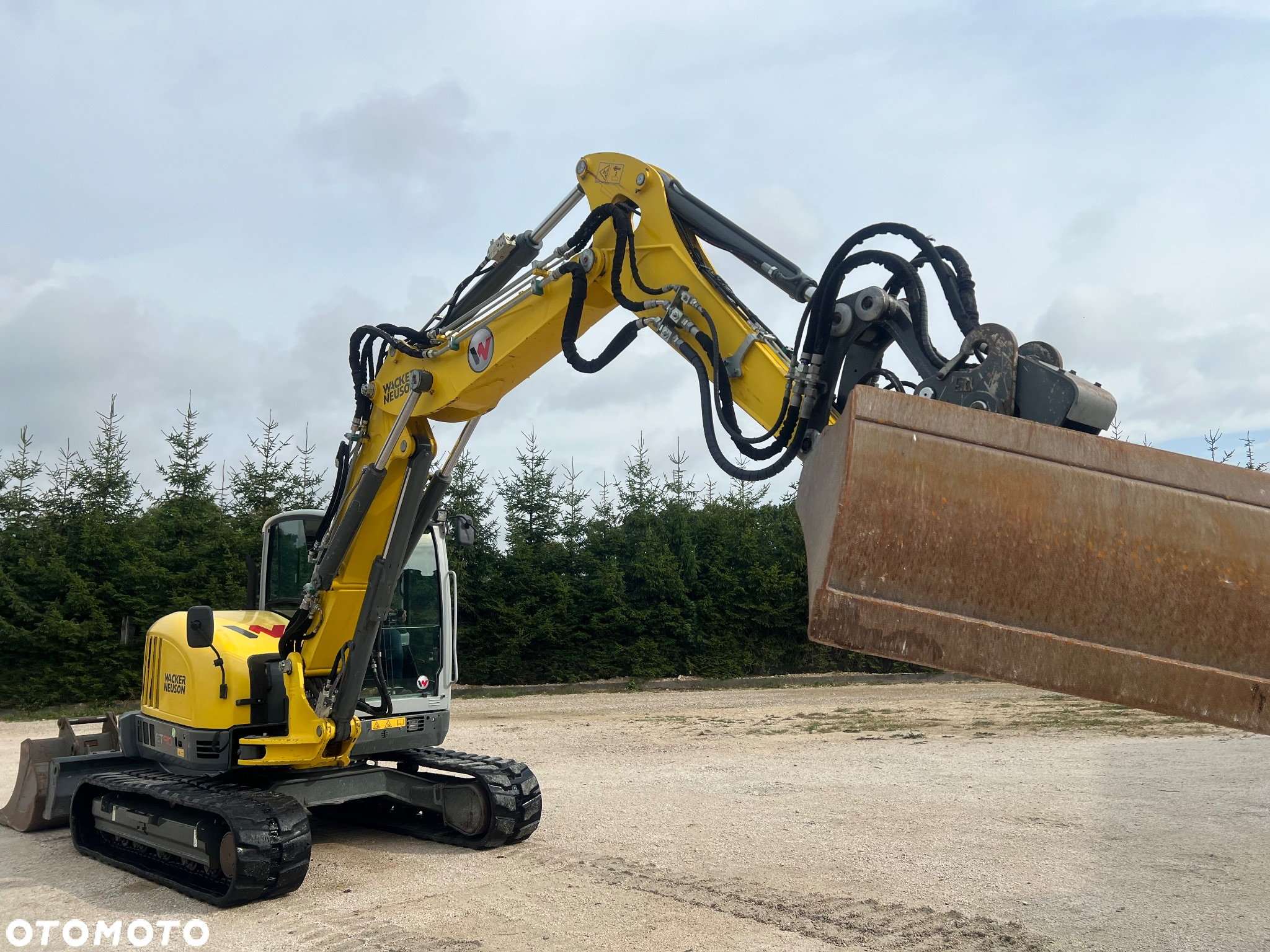 Wacker Neuson Koparka gąsienicowa 3xRAMIE łamane Wacker Neuson Et 90 KLIMA Deutz hydrozłącze hydrauliczne Liebherr SW33 LIKUFIX SWA33 + pilot auto hydrauliki 3 x łyżki org Liebherr 9 ton ET90 gumowe gasiennice 1 wł Cat 308 Jcb Yanmar atlas TEREX Liebherr złącze - 10