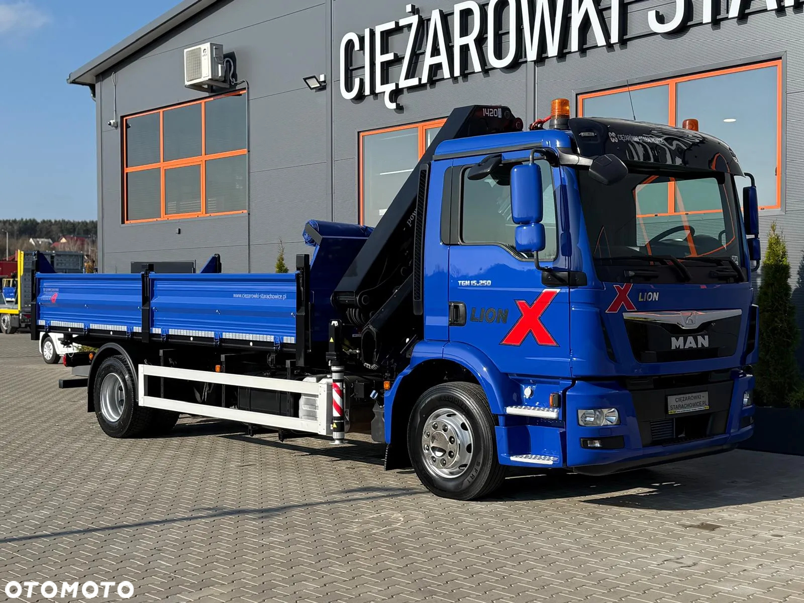 MAN TGM TGL 15.250 / E6 / wywrotka 3-S + HMF żuraw z pilotem / HDS dzwig kran crane kiper kipper - 6