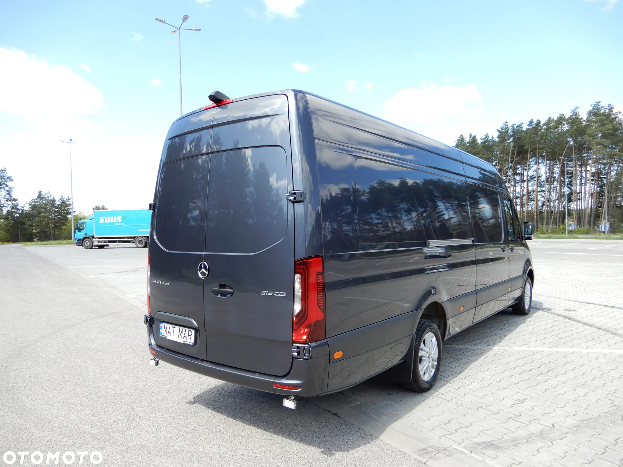 Mercedes-Benz Sprinter 319 CDI V6 3.0 CDI 190 KM 7G-Tronic Plus Ekstra Długi LONG Maxi+ 907 Furgon Blaszak Rozstaw Osi 4325 mm Full Opcja Stan Jak Nowy - 4