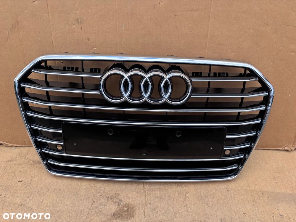 Audi A6 4G C7 Lift 4G0 Znaczek Oryginalna Atrapa Grill Zderzaka Przedniego Przednia 4G0853651AE 4G0853651AF 4G0853653K PDC Pod Czujniki Parkowania - 5