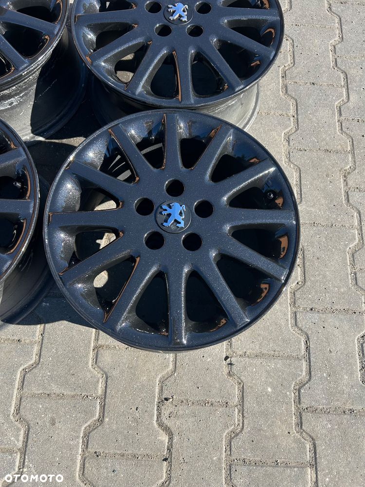 Alufelgi Peugeot Citroen 16 cali 5x108 Oryginalne czarne - 5