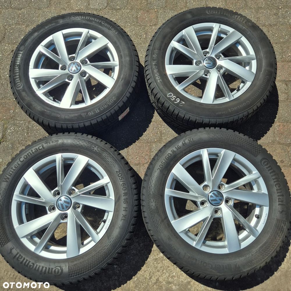 ZIMA 205/60 R16 ORYGI. VW T-ROC PASSAT TOURAN CADDY ATECA OCTAVIA 4 YETI - 1