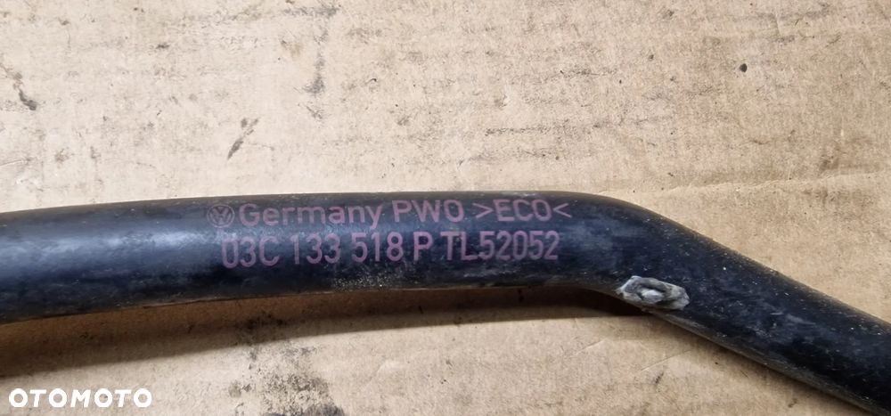 Przewód wąż rurka Audi A3 8P 1.6 FSI 03C133518P - 5