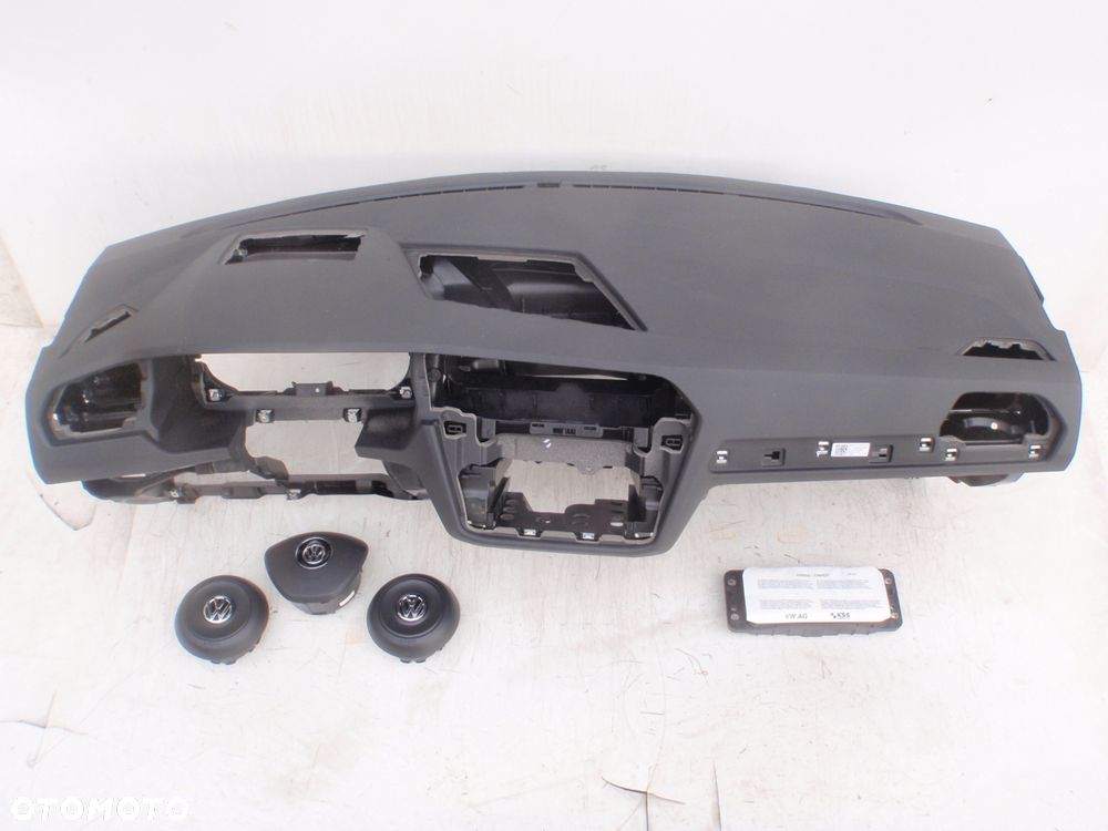 VW TIGUAN 5NA DESKA Head Up  KONSOLA KOKPIT PULPIT PÓŁKA PARAPET AIRBAG SRS AIR ABG na wymianę od ręki na MAGAZYNIE Okazja !!! - 3