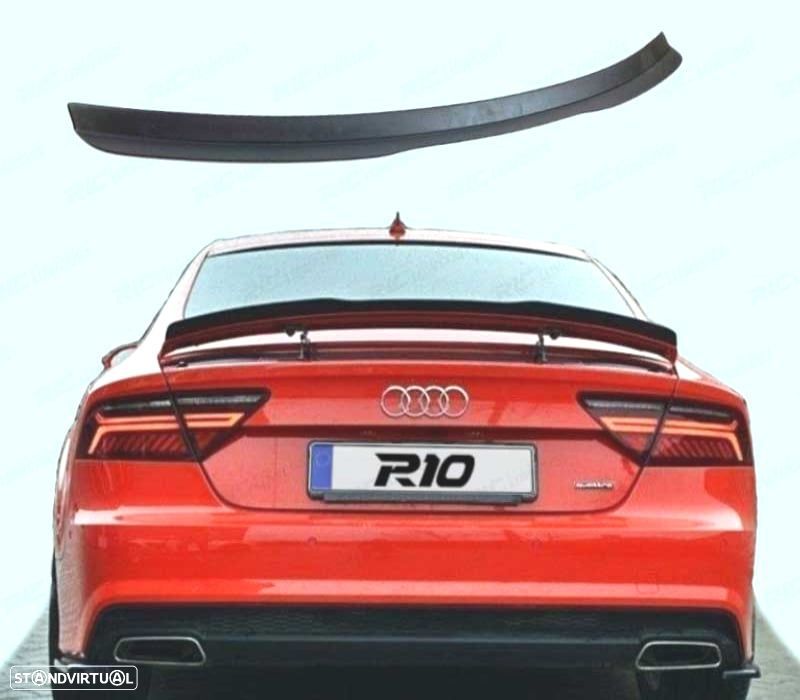 AILERON LIP AUDI ​​​A7 SPORTBACK 11-15 PRETO LOOK S LINE - 1