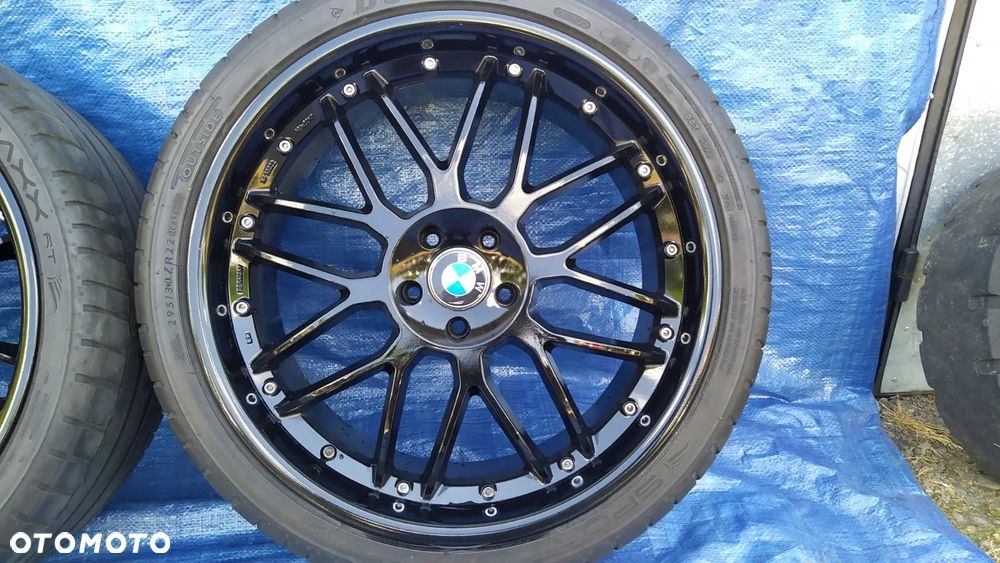 KOŁA FELGI ALUMINIOWE ALUFELGI RH NF10022 OPONY DUNLOP SP SPORT MAXX RT 295/30R22 295/30 10Jx22 22 CALE BMW E65 E66 F01 X5 E53 E70 F15 X6 F26 X3 F25 BARDZO ŁADNE IDE - 2