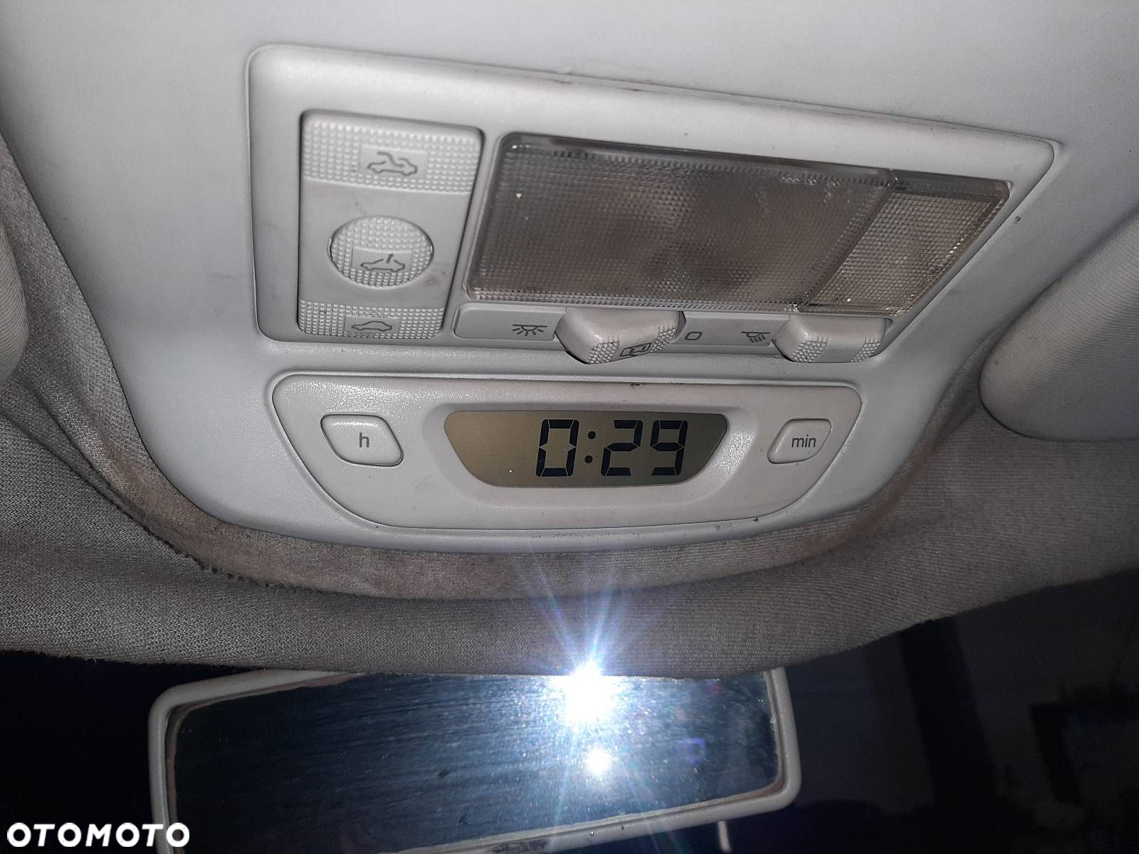 LAMPKA PODSUFITKI + ZEGAREK VOLKSWAGEN SHARAN MK1 7M0919203B 1H0959728 - 7