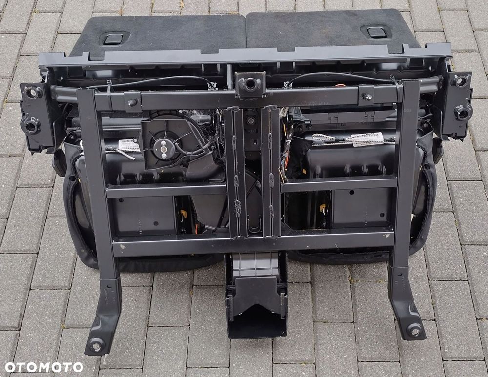 bmw x5 e70 lift 10-13 kanapa fotele trzeci rząd czarna skóra - 3