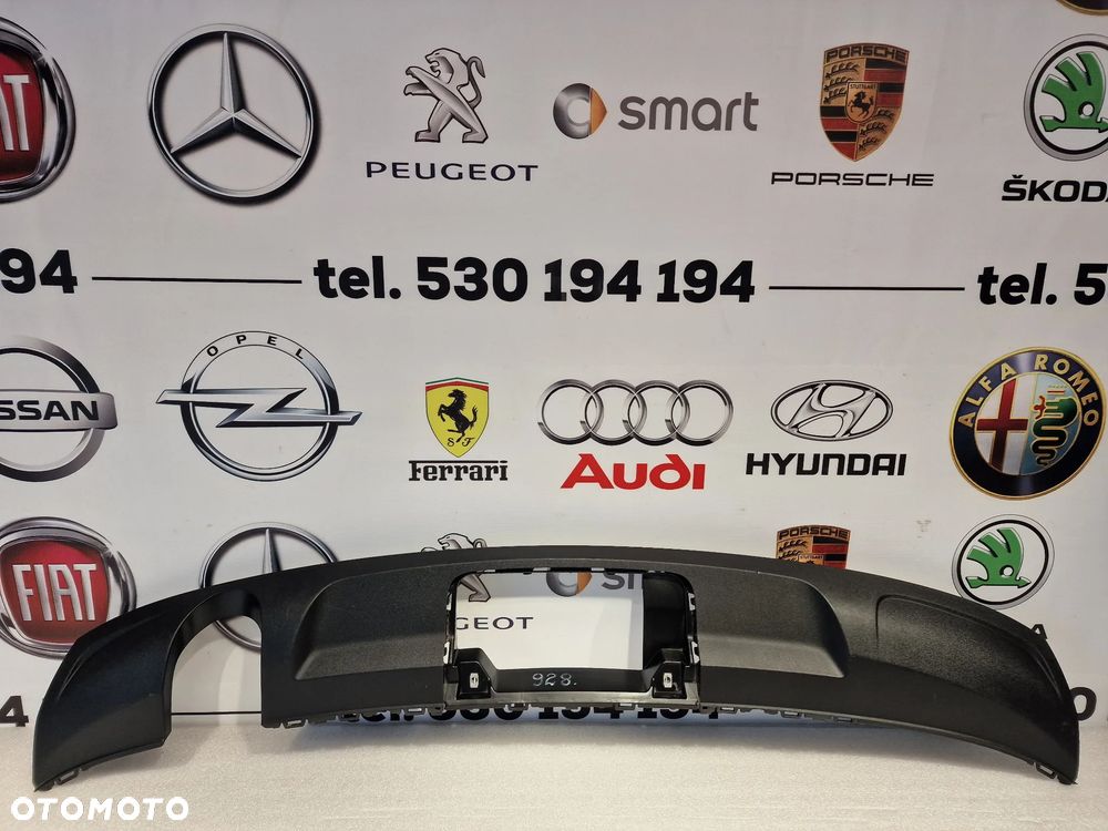AUDI A3 8V / 8V5 , LIFT , 12-20 , SEDAN DYFUZOR / SPOJLER / DOKŁADKA ZDERZAKA TYLNEGO TYLNIEGO TYŁ POD HAK , NA JEDEN WYDECH , NR AUKCJI DT928 - 1