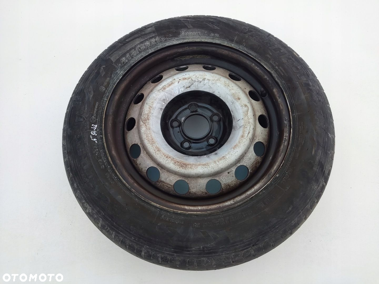 KOŁO DOJAZDOWE ZAPASOWE 16 5X108 JUMPY EXPERT SCUDO II 215/60R16C 2007-2013 - 2