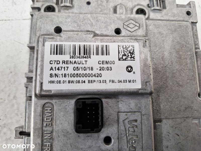 RENAULT KADJAR WYŚWIETLACZ RADIA NAWIGACJI 280342845R - 7