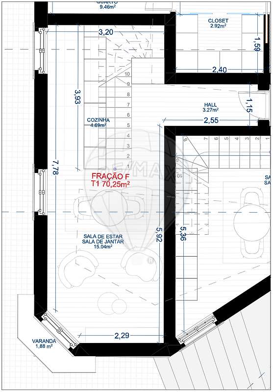 Apartamento T1 para venda - Grande imagem: 5/6
