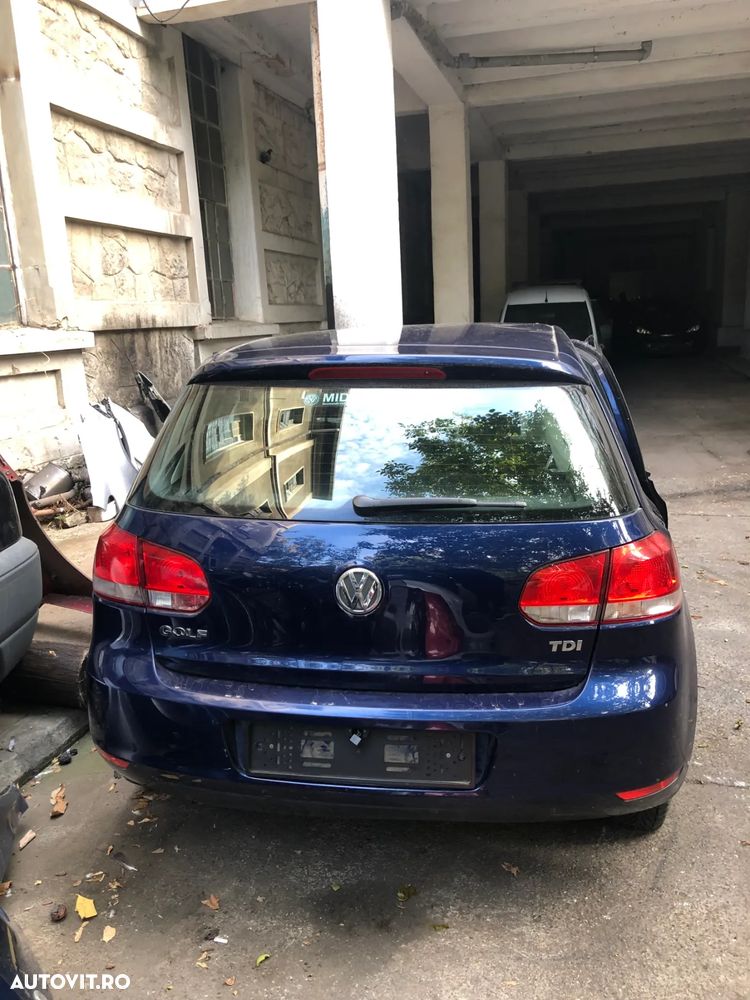 Dezmembrez VW Volkswagen Golf 6 hatchback albastru 1,6 TDI 2011 CAYH - 6