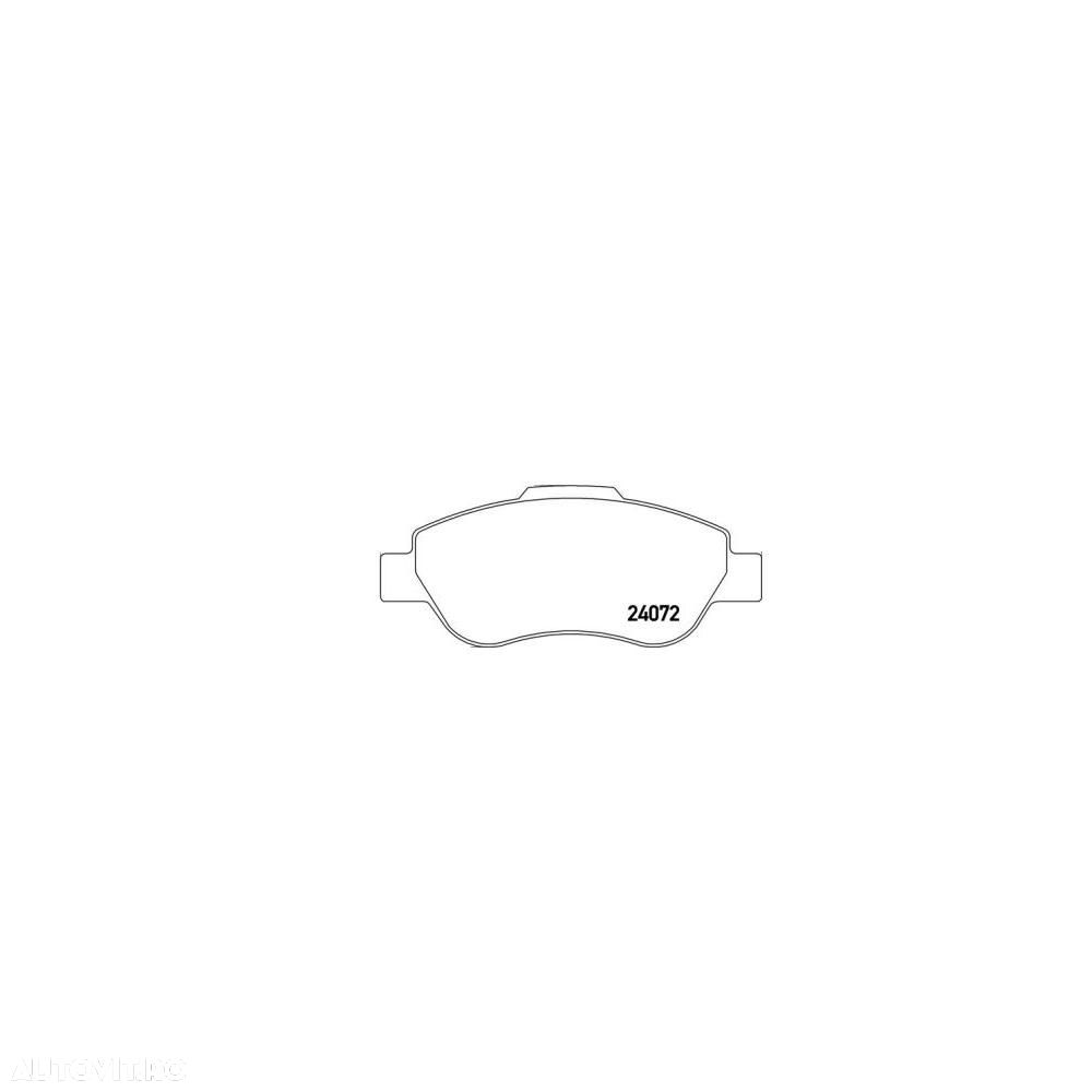 Placute frana fata Fiat 500 (312), 10.2007-, marca SRLine S70-0547 - 1