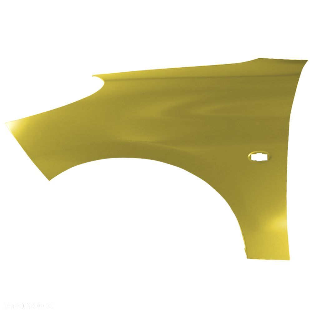BLU Błotnik PEUGEOT 206+ PLUS KAW lewy żółty 2007-2014 przód Jaune Persepolis - 2