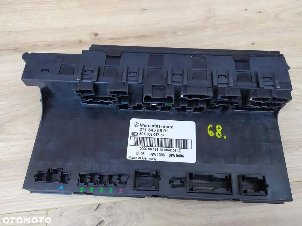 MERCEDES W211 MODUŁ SAM KOMFORTU TYLNY 2115455601 - 1