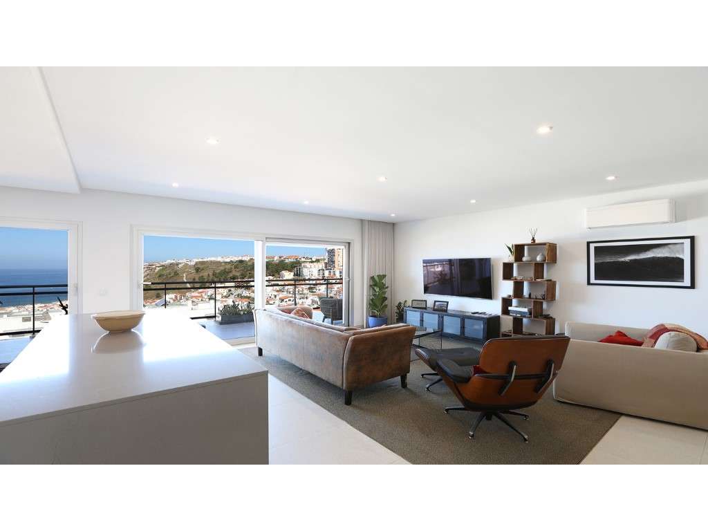 Penthouse T3 com vista panorâmica de mar e terraço privado em condo... - Grande imagem: 3/44
