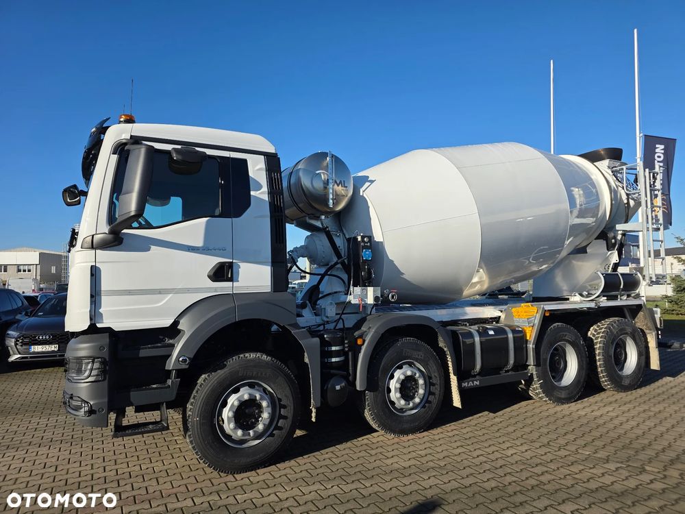MAN TGS 35.440 8x4 z zabudową Betonomieszarki FML 10 M3 - 9