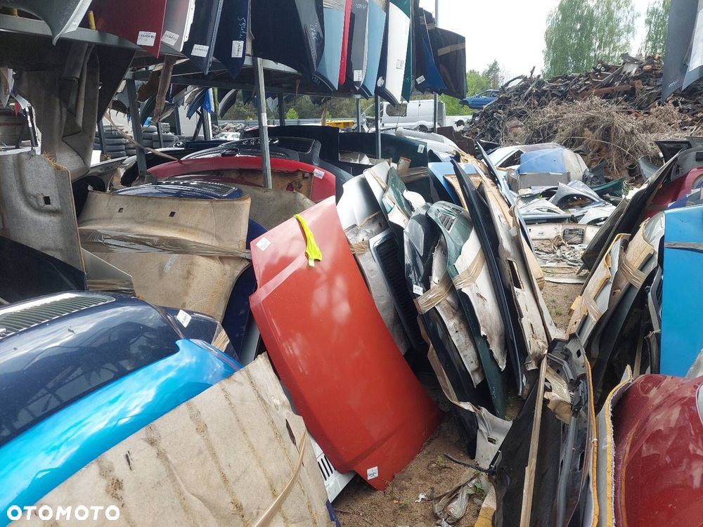 KOMPLETNY PRZÓD MASKA ZDERZAK BŁOTNIKI LAMPY PAS PRZEDNI FIAT PANDA II 199 - 19