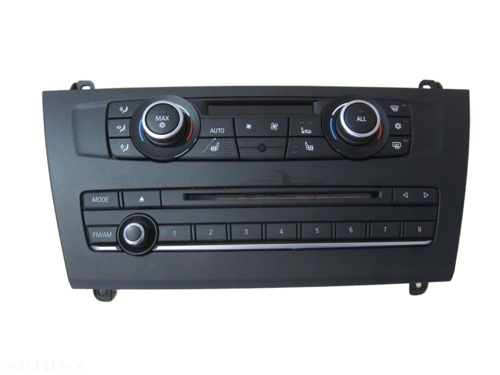 BMW X3 F25 PANEL STEROWANIA KLIMATYZACJI RADIO GRZANE FOTELE 9248265 - 1