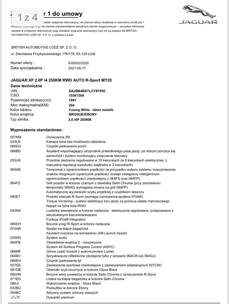 Jaguar XF 2.0 P250 R-Dynamic S - 31