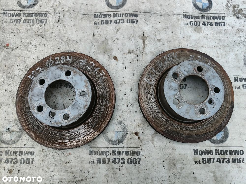 BMW E87 Tarcze hamulcowe przednie przód 284mm Jak NOWE BOSCH - 1