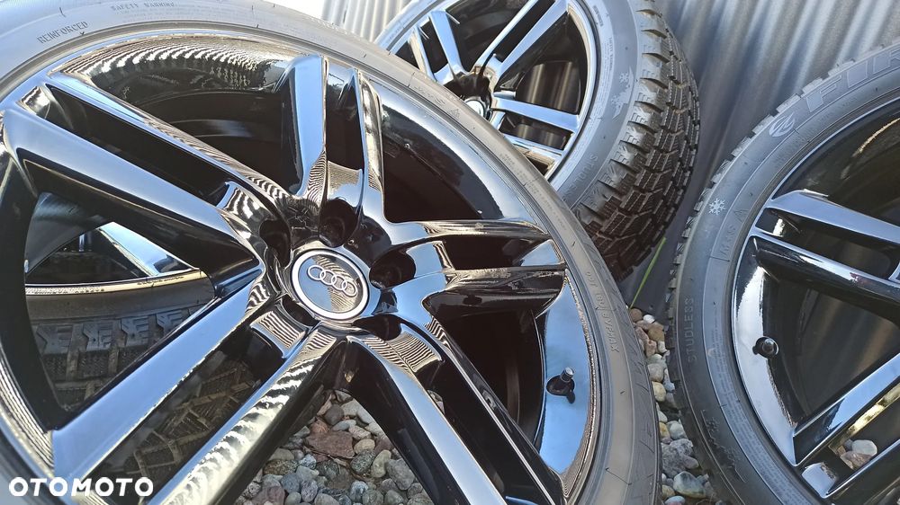 Q5 TIGUAN 19 5x112 Audi Volkswagen Oryginalne Koła Felgi Opony ZIMOWE - 1