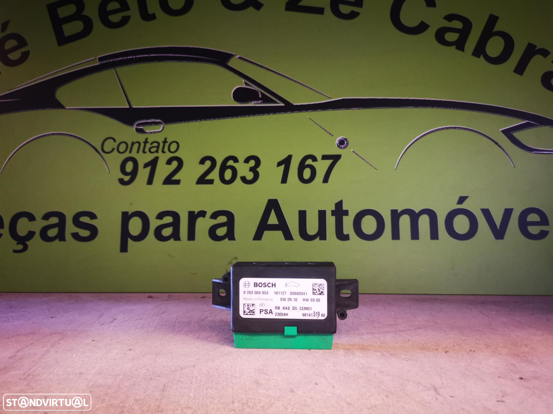 CITROEN C-ELYSEE MÓDULO SENSORES ESTACIONAMENTO - MD008 - 2
