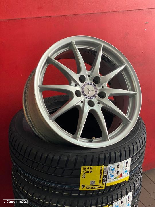Jantes 17 Originais Mercedes CLA usadas em bom estado com pneus usados - 2