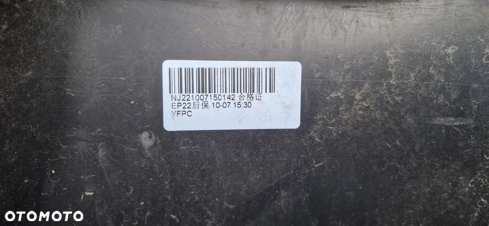 ZDERZAK TYŁ TYLNI MG MG5 EV P10859448 CZARNY - 9