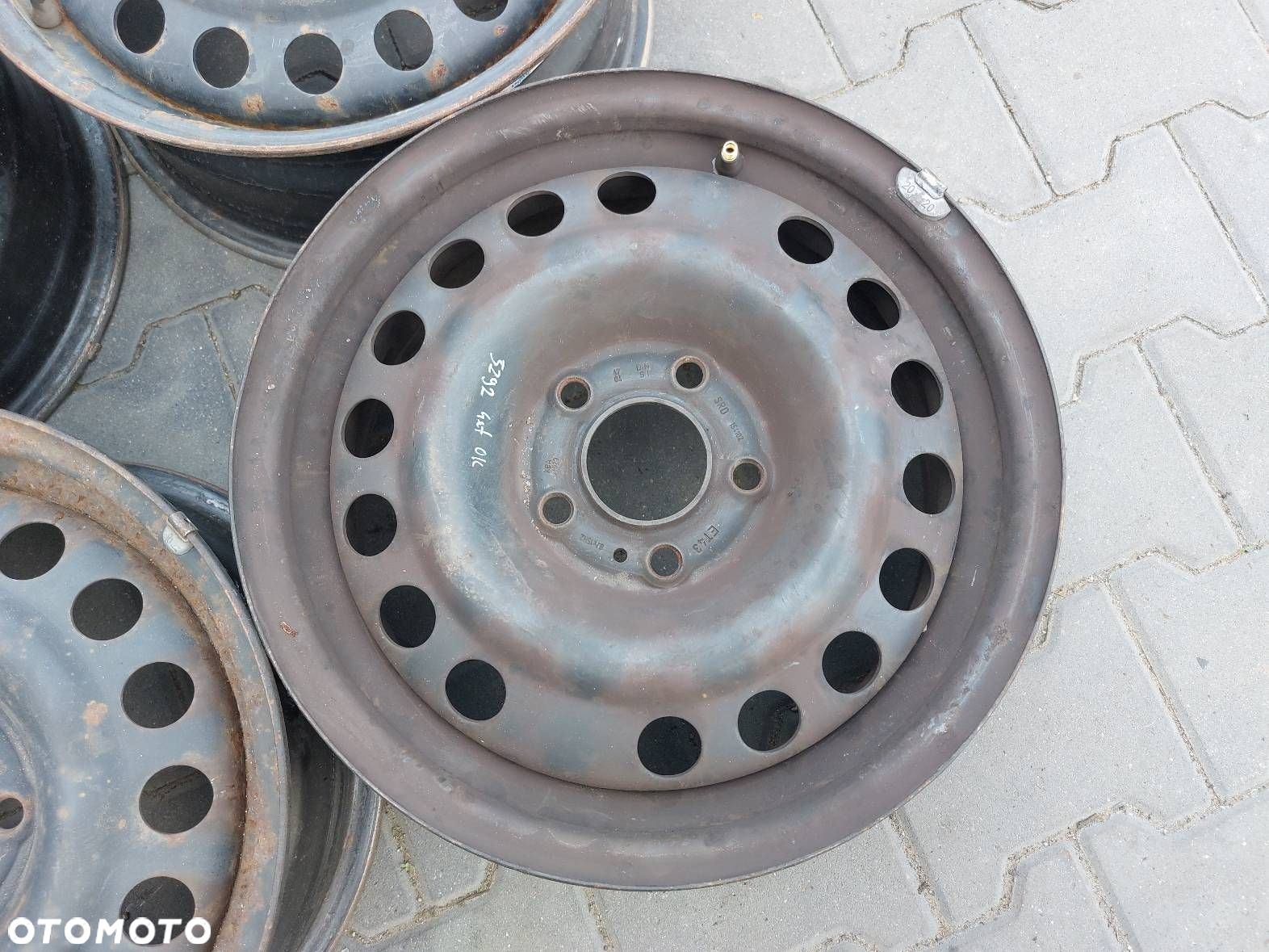 FELGI STALOWE 4 SZT 5X110 6JX15 ET43 FI 65.1  OPEL ZAFIRA A KBA43737 - 4