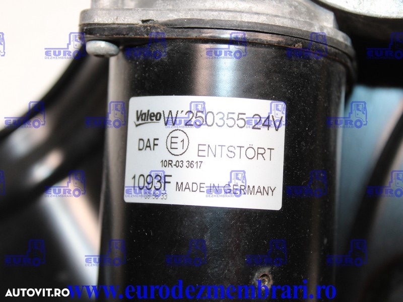 TIMONERIE STERGATOARE PARBRIZ + MOTORAS DAF XF XG 2346701, W250355 - 4