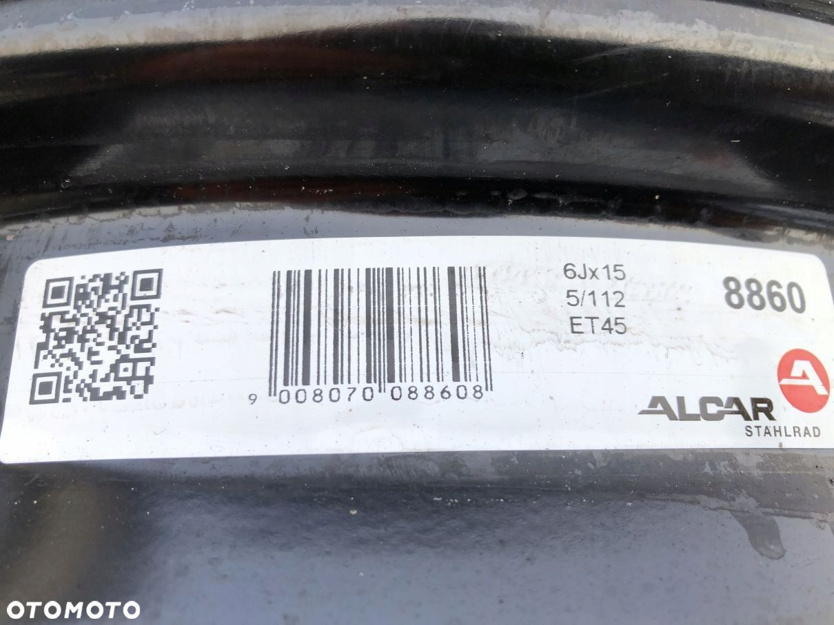 FELGA AUDI A4 B5 VW PASSAT B5 6J 15 ET45 - 2