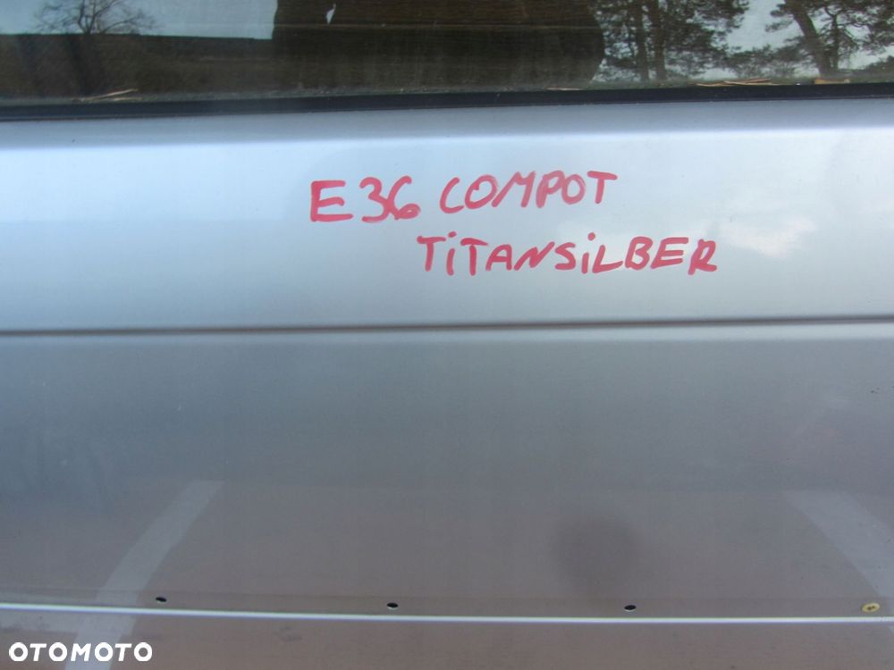 bmw 3 e36 compact drzwi lewe titansilber - 3
