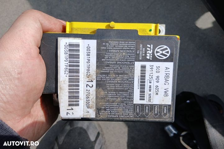 Kit airbag cu plansa de bord 3C1857706F 3C1857705F 3C0909605M 3C08802 - 6
