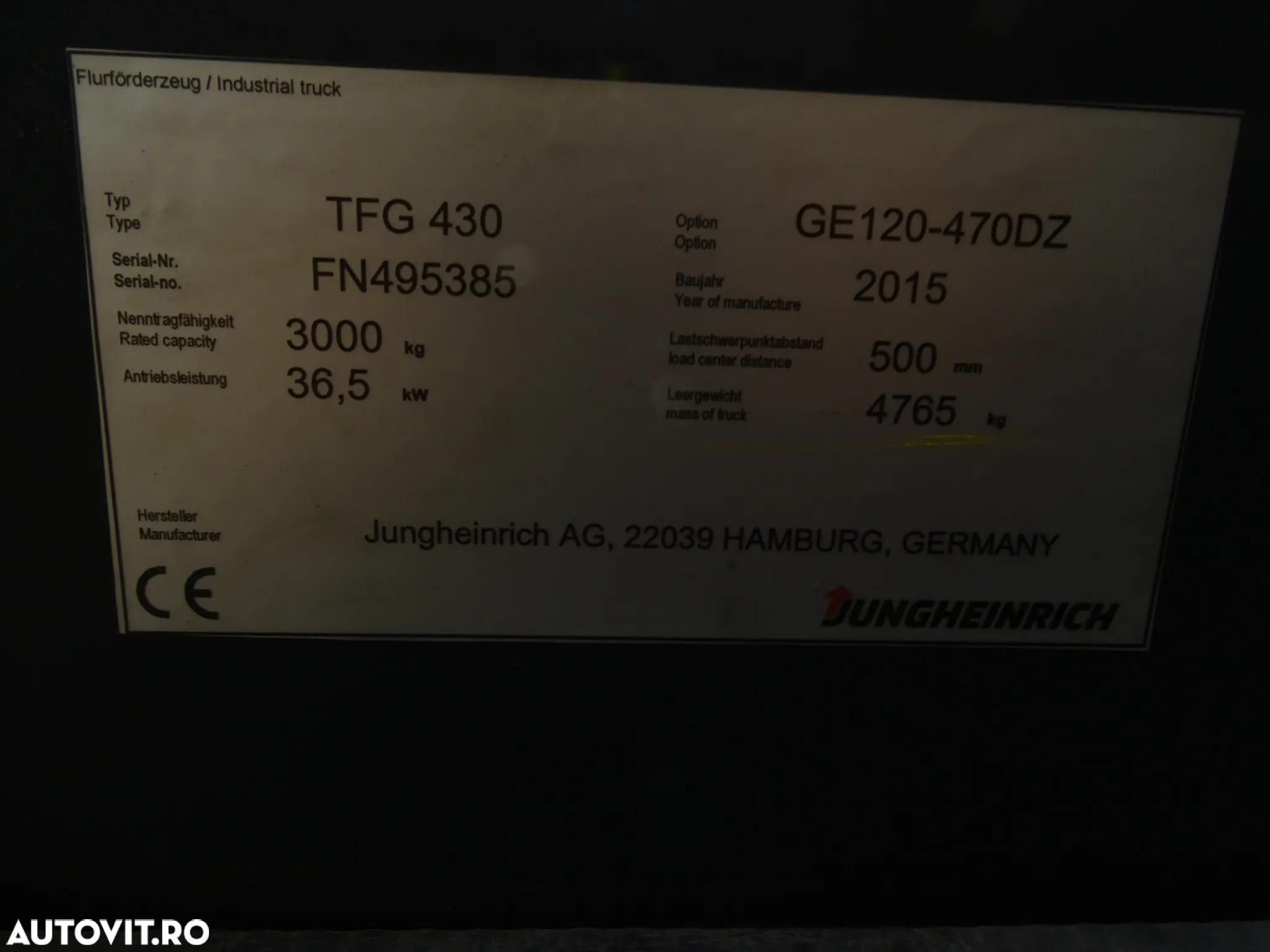 Jungheinrich TFG 430 - 4