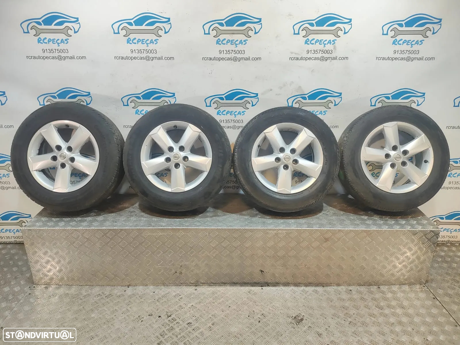 Conjunto Jante Jantes 16 Originais Nissan Qashqai J10 6.5J ET40 5x114.3 N3160140 - 11