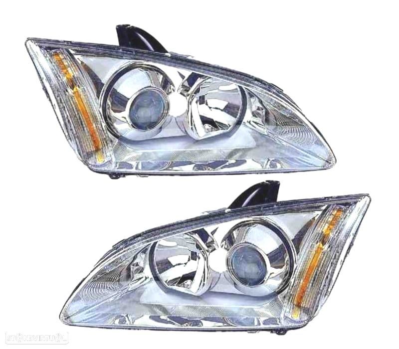 FARÓIS OPTICAS XENON FORD FOCUS II 04-08 - 1
