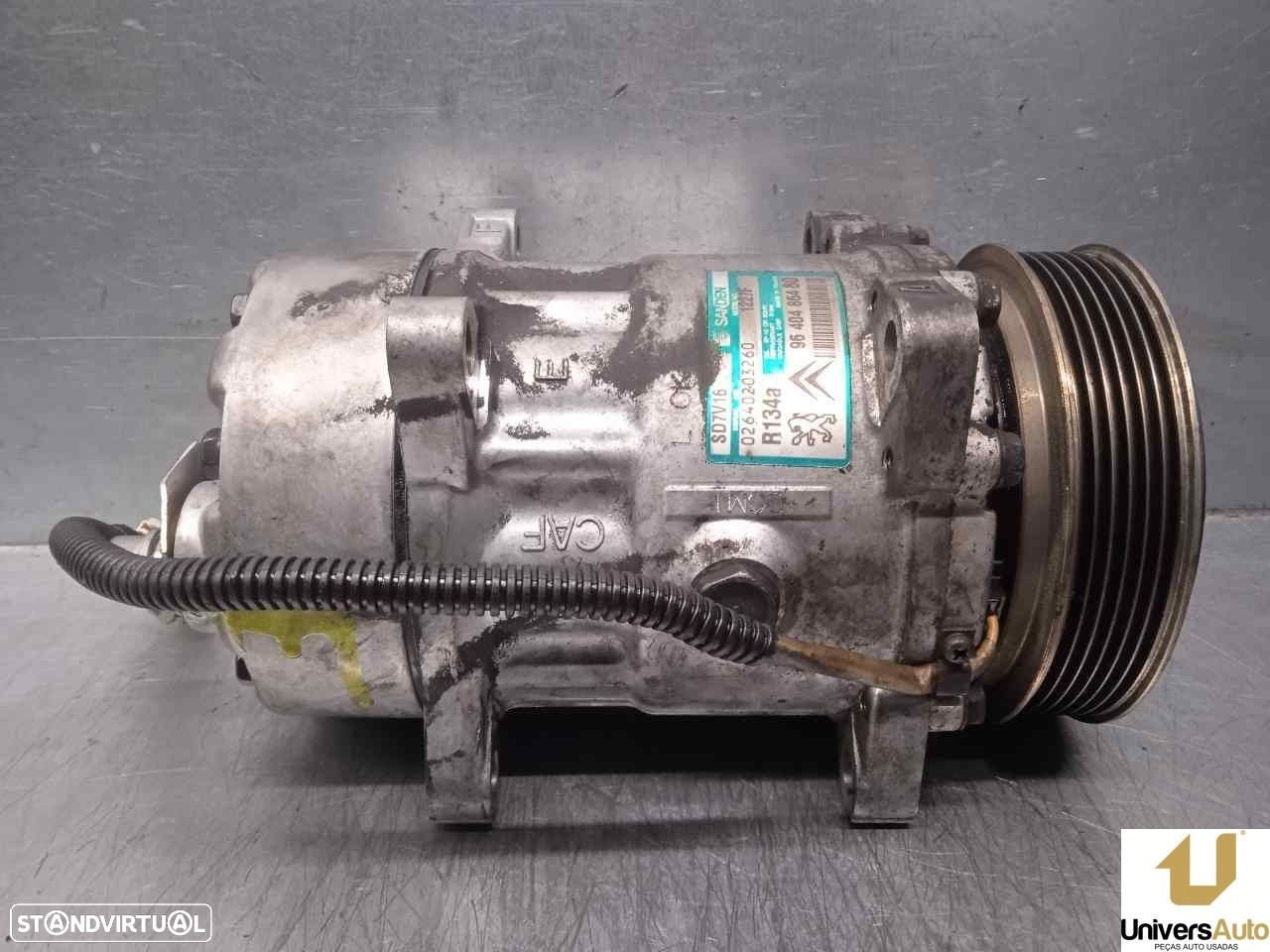 COMPRESSOR AR CONDICIONADO PEUGEOT 206 FASTBACK 2002 -9640486480 - 1
