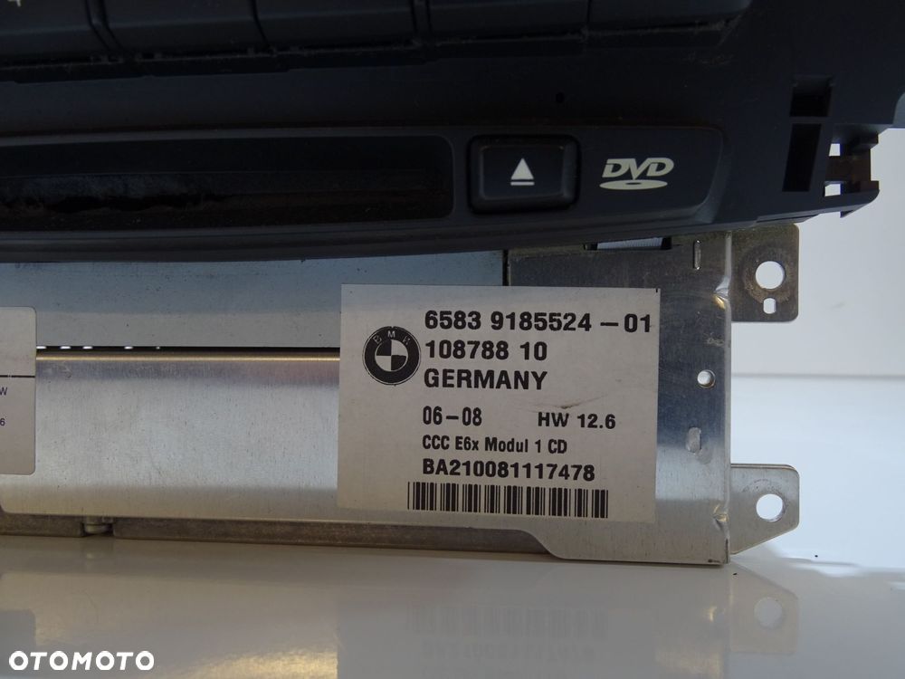 RADIO CCC NAWIGACJIA BMW E60 E61 OE 9185524 (442985) - 7