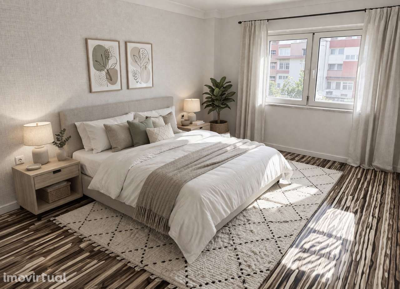 Apartamento T3 no Borel Renovado e Pronto a Habitar: Descubra o Seu R - Grande imagem: 3/16