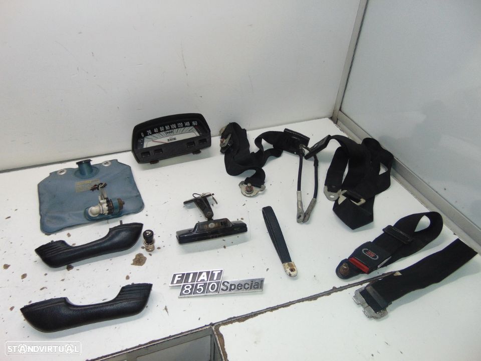 Fiat 850 conta km´s/e + peças - 1