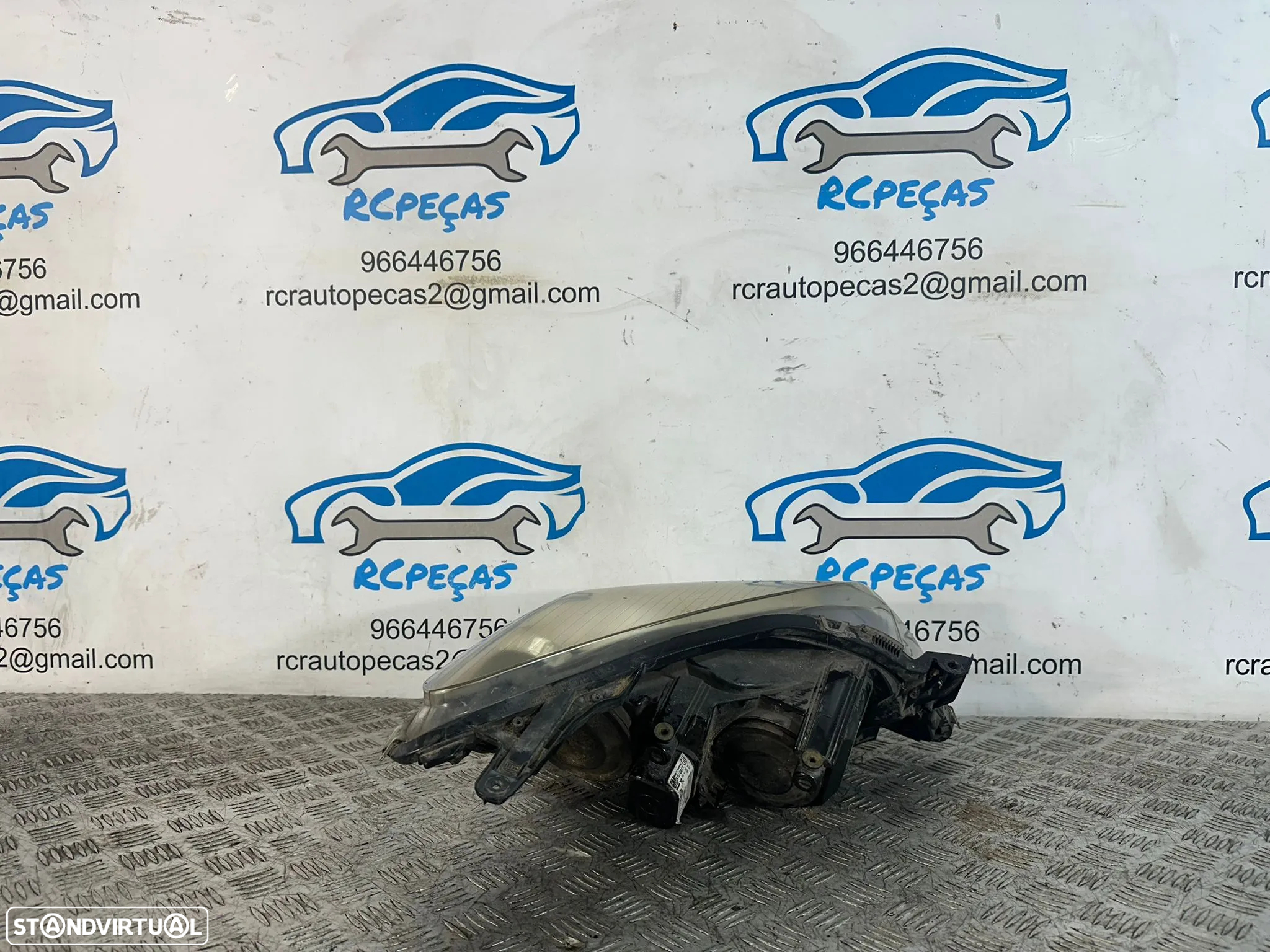 Otica Farol Frente Frontal Esquerdo Original Opel Astra H 1LG270370-03 2004 - 2010 - 6